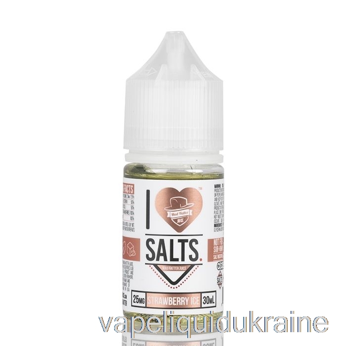Vape Liquid Ukraine Strawberry ICE - I Love Salts - 30mL 25mg